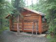 Our cosy log cabin at Denali Grizzly Bear Cabins & Campground
