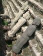 Aztec ruins at Templo Mayor, in the heart of Mexico City 