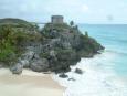 The coastal ruins at Tulum