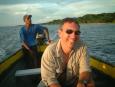 Catching the water taxi home from West End to West Bay Beach