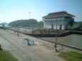 The Miraflores Locks on the Pacific side of the Canal