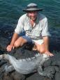 Wait! Isn't that Steve the Crocodile Hunter?
No - it's just another crazy Aussie wannabe