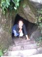 Emerging into the light on Huayna Picchu