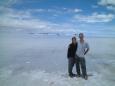 El Salar de Uyuni, the world's largest salt lake