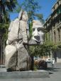 Sculpure at the Plaza de Armas