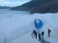 A recently formed ice cave