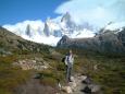 First glimpse of Cerro Fitz Roy