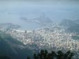 Bird's eye view of Rio from the Cristo Redentor