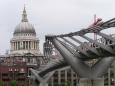 St. Paul's Cathedral and the Millenium Bridge