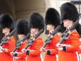 Guards at the 50th anniversary of the Queen's coronation