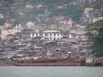 Scene around Freetown port