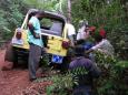 Getting bogged in Bill's jeep