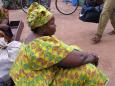 Big mama waiting for the bus to Mopti