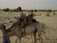 We traveled to the camp of a Tuareg family, 10km into the desert