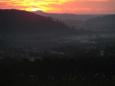 Sunset over Franschhoek