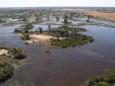 The Okavango Delta from the air