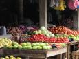 Colourful vegetable stall