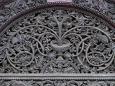 Intricately carved door