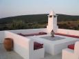 The roof of the house we stayed in in Mylopotamos