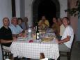 A dinner party with our cousins Stavros and Elli