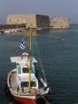 The ancient Venetian fortress at Iraklio port