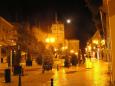 The Amboise chteau by night