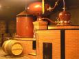 Traditional distillation at the Hennessy cellars in Cognac