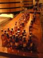 At the cognac master blender's table: lots of choices