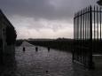 Foreboding entrance to the estate of Chteau Latour