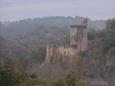 A medieval castle around Les Eyzies