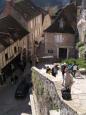 Ascending the Grand Escalier to the Chapelle Notre Dame