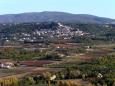 View of distant Bonnieux from Lacoste