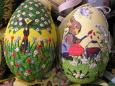Details of exquistely hand-decorated egg-shells