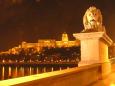 Buda's Castle Hill (Vrhegy) district across the Danube River