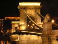 The Chain Bridge at night