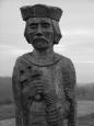 Carved statue Devin Castle