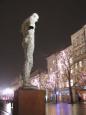 Statue in the magnificent medieval town square, Rynek Glwny