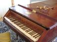 One of Mozart's pianos in Vila Bertramka, where Mozart finished composing Don Giovanni in 1787