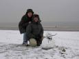 Nico, Keiko and Frosty the Snowman at the beach
We wish everyone a Happy New Year!