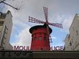 The famous Paris Moulin Rouge cabaret, today sadly stripped
of all it's former old-world charm and allure