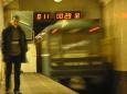 A scene in the Moscow Metro