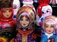 Brightly lacquered matryoshka dolls at their finest
