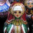 A beautiful hand-painted matryoshka doll
