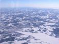 Descending to the town of Ivalo in Lapland - 300km north of the Arctic Circle